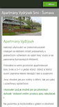 Mobile Screenshot of apartmanyvydrysek.cz